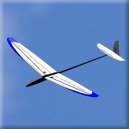 Notos: 1.5 metre span discus launched glider (DLG) based on the Ypsi Notos with aileron, rudder, elevator and flaps.