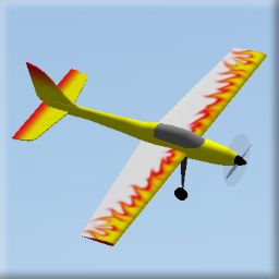 AcroBat: 1.5 metre span low wing powered plane, capable of basic aerobatics.